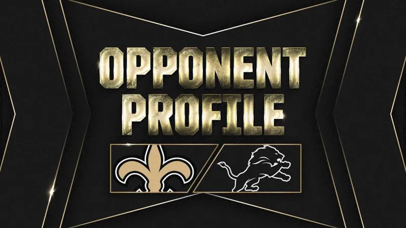 Detroit Lions | 2026 Saints opponent profile