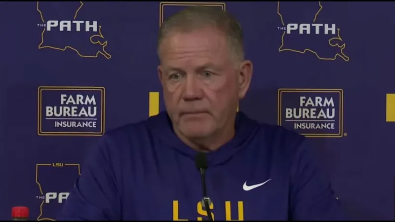 Former LSU football head coach Brian Kelly will call games for CBS next season, reports say