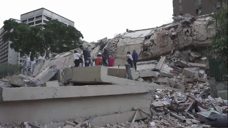 2 powerful quakes hit Venezuela, killing at least 164 and injuring nearly 1,000