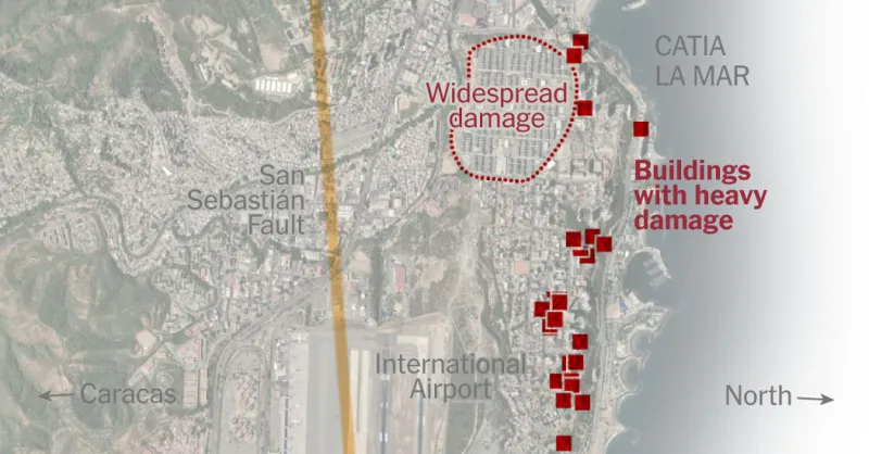 A Look Along Venezuela's Devastated Coast After Two Earthquakes