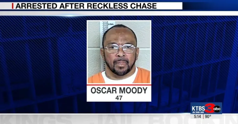 Natchitoches man arrested after reckless chase