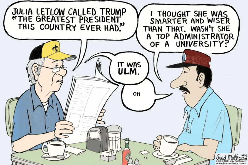 Warhawk fans won't like today's cartoon...(nor trumpers)