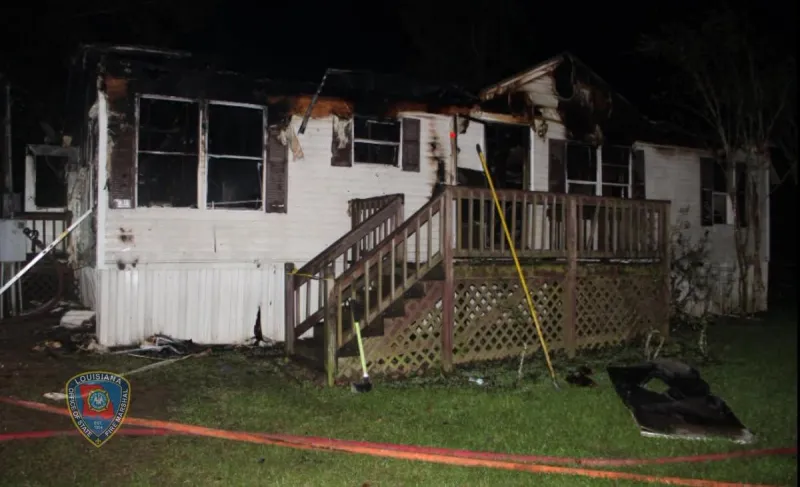 Investigators Probe Fatal Louisiana House Fire in Lecompte