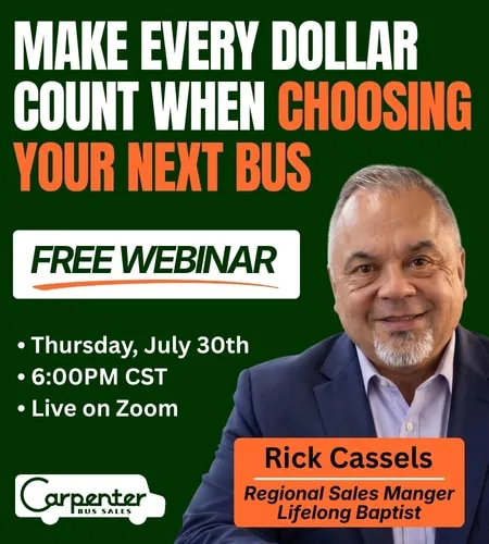 June 9 webinar: Church bus options
