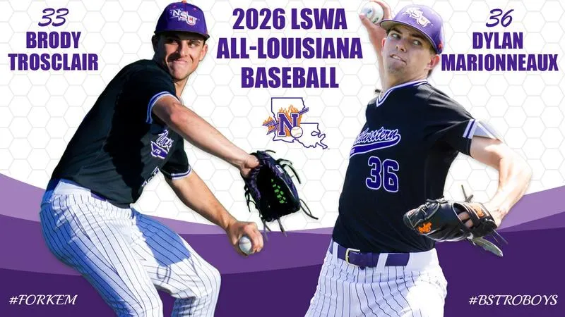 Marionneaux, Trosclair named to LSWA All-Louisiana Baseball Team