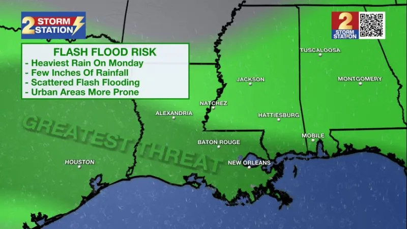 Monday AM forecast: Heavy Rain & Flooding Threat Monday