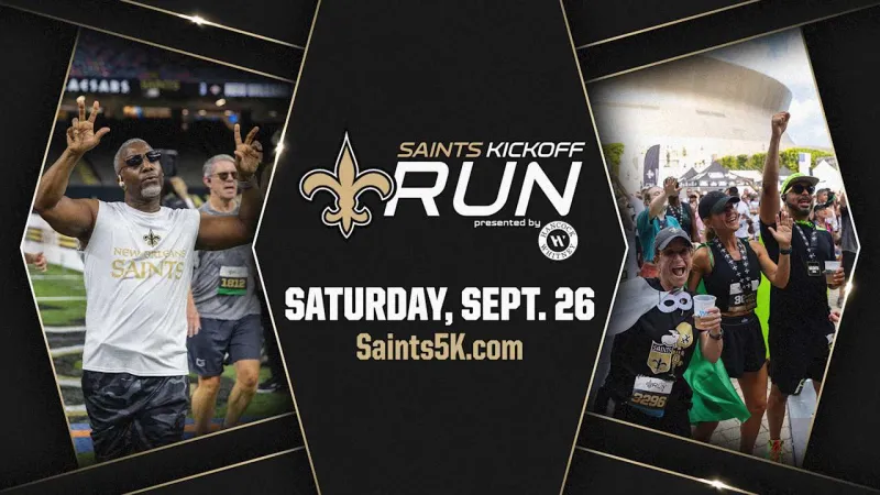 14th Annual Saints Kickoff Run presented by Hancock Whitney open for registration