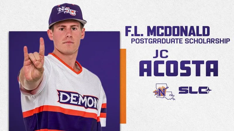 Acosta named recipient of Southland's F.L. McDonald Postgraduate Scholarship