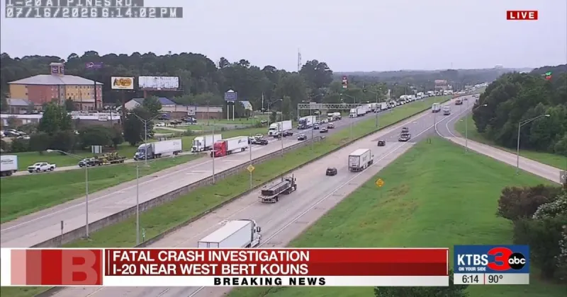 Coroner identifies pedestrian killed on I-20