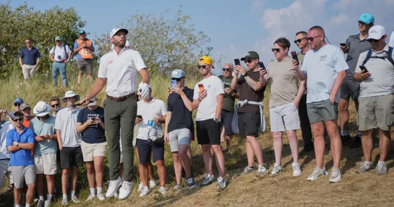 Oh, baby! Sam Burns takes the lead in a British Open he planned to miss