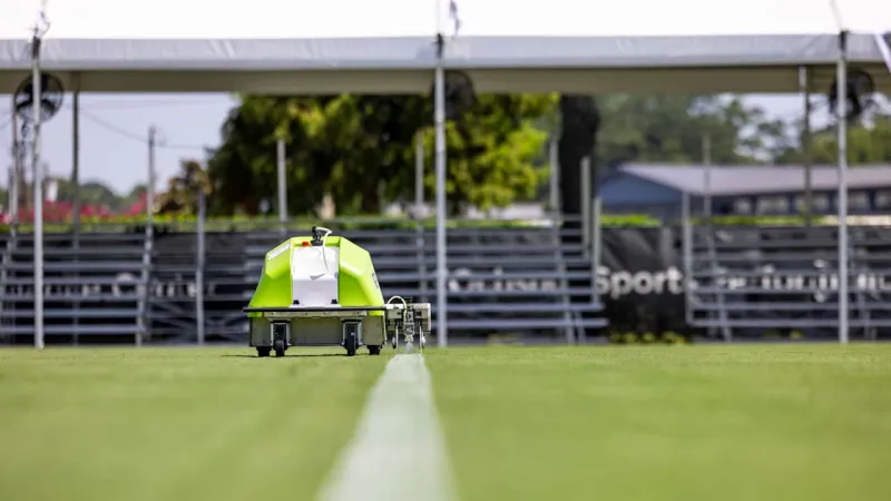 Photos: 2026 Saints Training Camp fields get ready with fresh paint