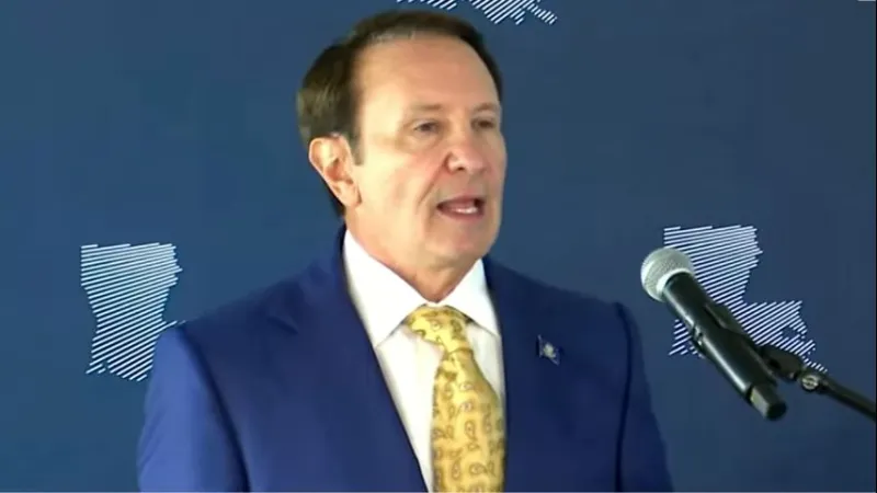 Gov. Landry, other state leaders gathering to update Louisianians on Tropical Storm Bertha