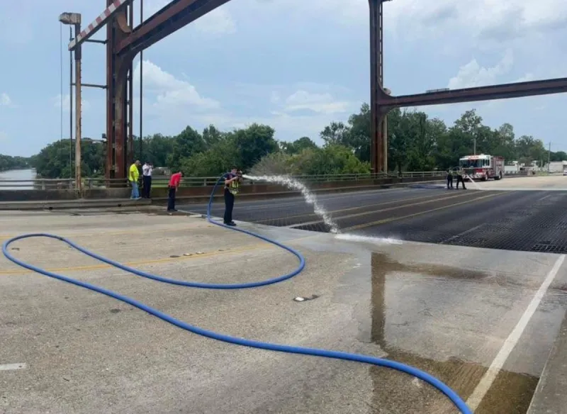 Abbeville Fire Department Called Out to Cool Down Bridge
