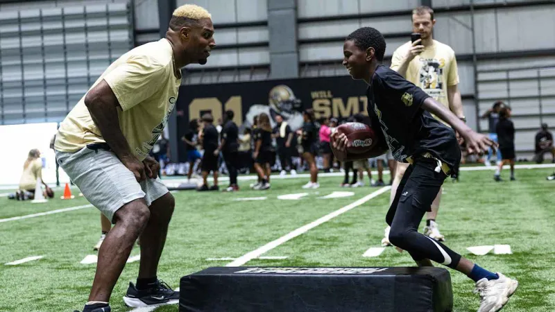 Photos: Cam Jordan hosts 2026 C3 Youth Football Camp