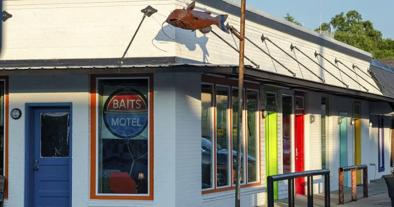 On the banks of Bayou Teche, this quirky motel gives visitors a taste of Acadiana culture