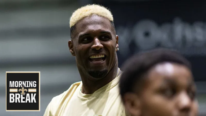 Morning Break: Cam Jordan reveals inspiration behind new look, Martin Emerson Jr. earns praise