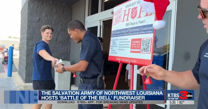 Shreveport-Bossier firefighters battle it out to raise money for Salvation Army