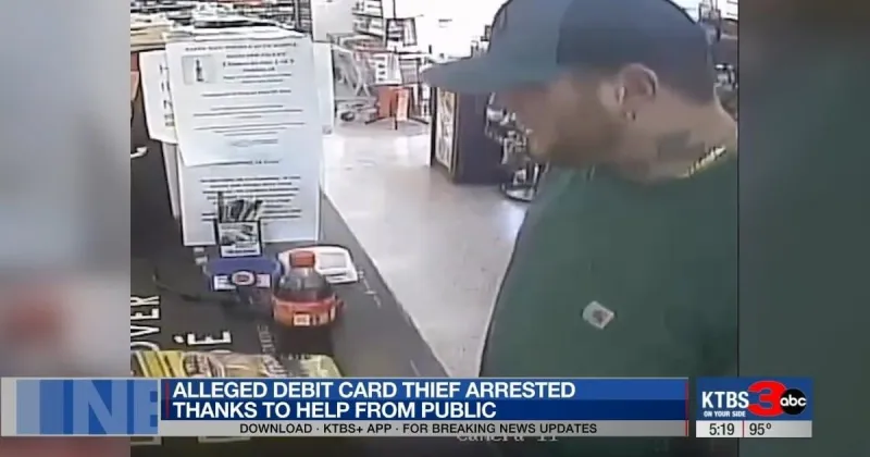 Community tips lead to arrest of alleged debit card thief