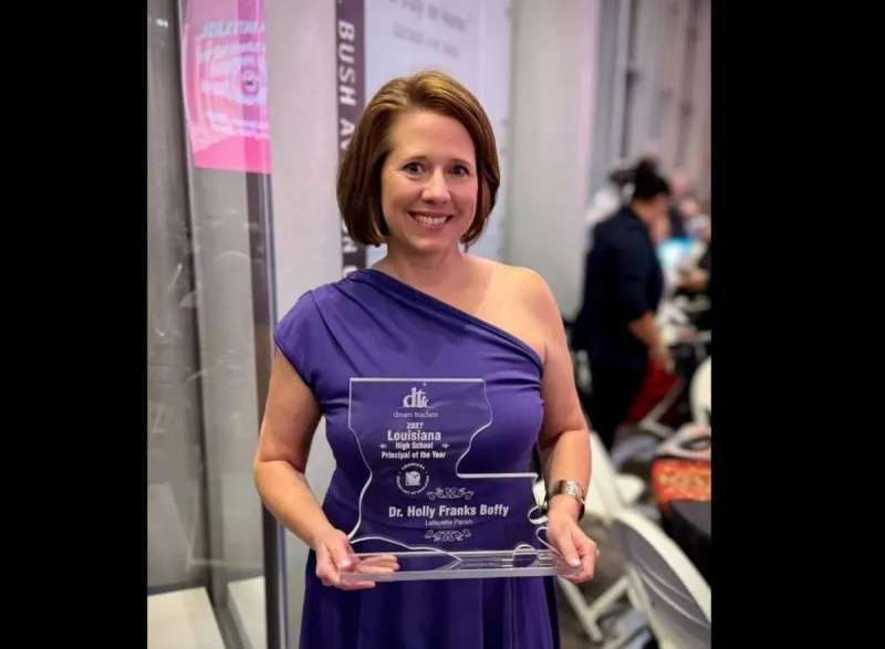 Dr. Holly Boffy Named 2027 Louisiana High School Principal of the Year