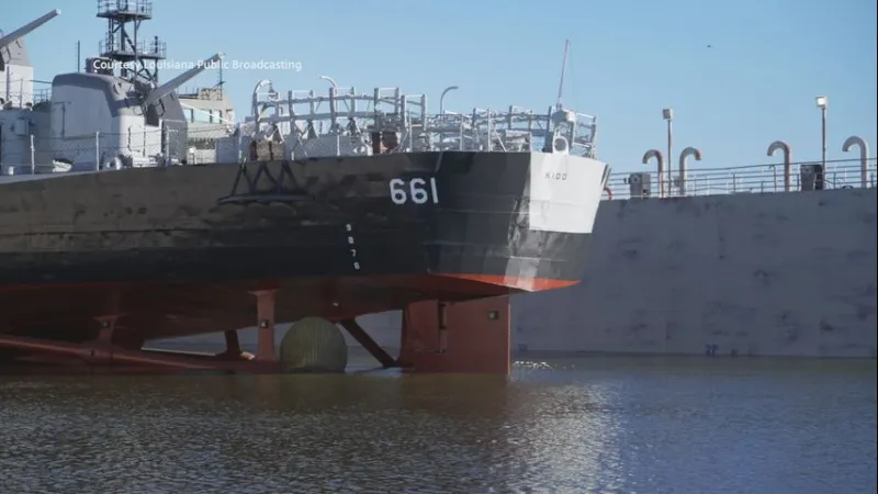 Prep starts for the USS Kidd's 2027 homecoming