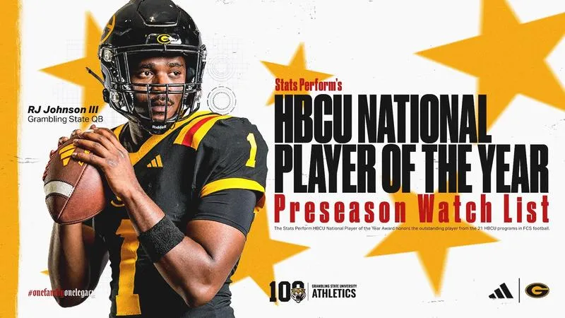 Johnson Named to the Stats Perform 2026 HBCU National Player of the Year Watchlist