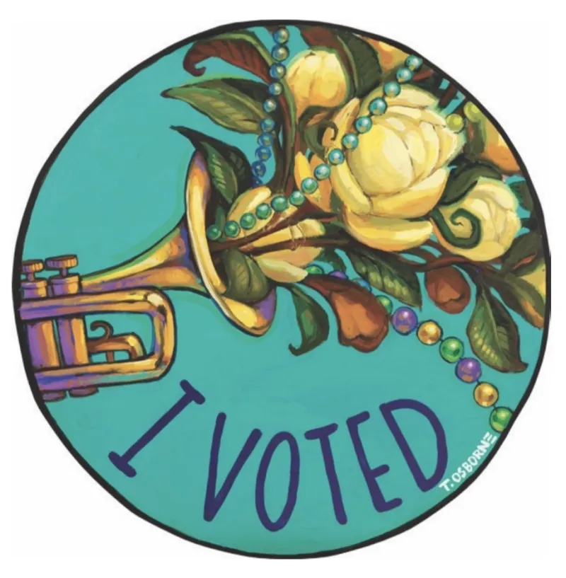 SECRETARY LANDRY UNVEILS 2026 "I VOTED" STICKER DESIGN