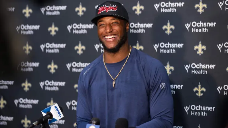 Photos: Saints 2026 Training Camp Media Availability | Day 1