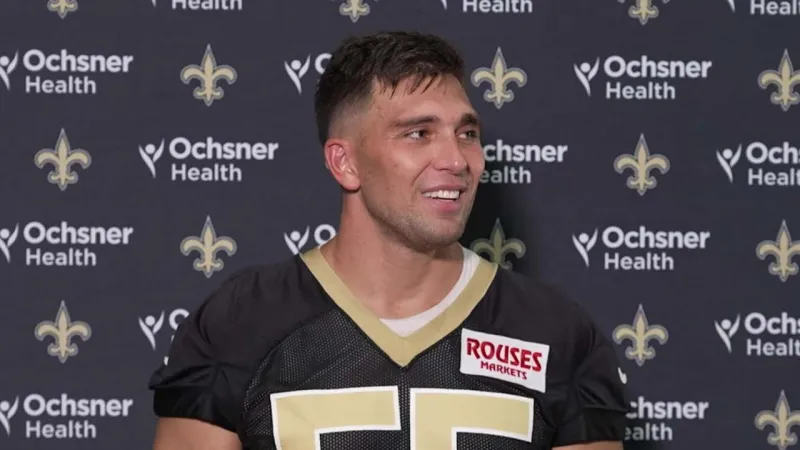 Kaden Elliss on Brandon Staley's defense, pass rushing | Saints Training Camp 2026