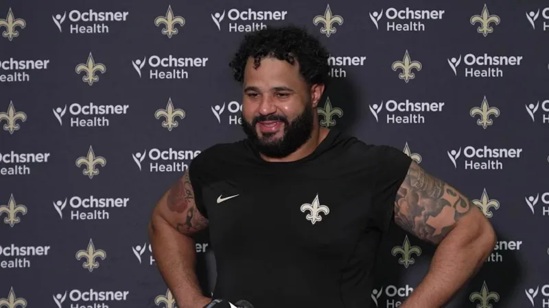 Erik McCoy on run game, Will Clapp's coaching | Saints Training Camp 2026
