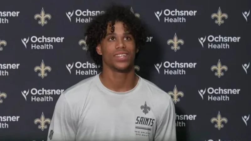 Jordyn Tyson on connection with Tyler Shough, route running | Saints Training Camp 2026