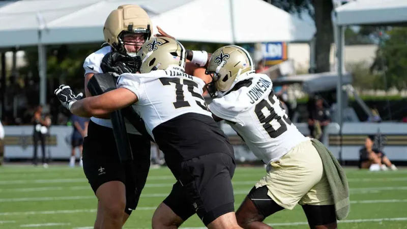 Photos: Camp Close-Ups | 2026 Saints Training Camp 7/31