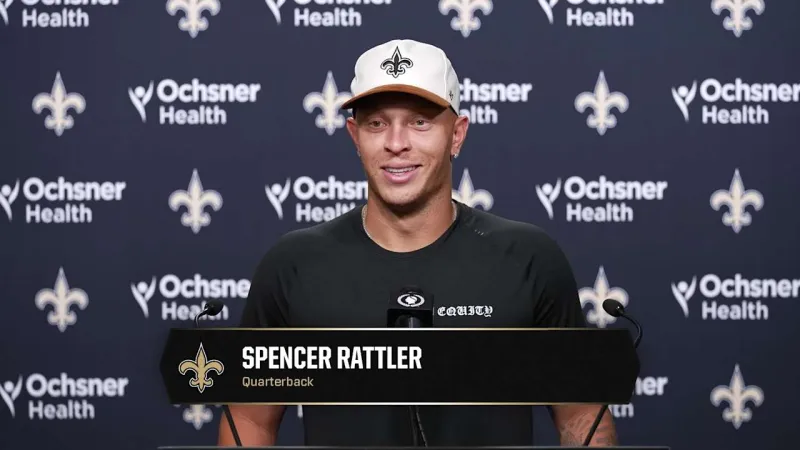 Spencer Rattler talks offensive weapons | Saints Training Camp 2026