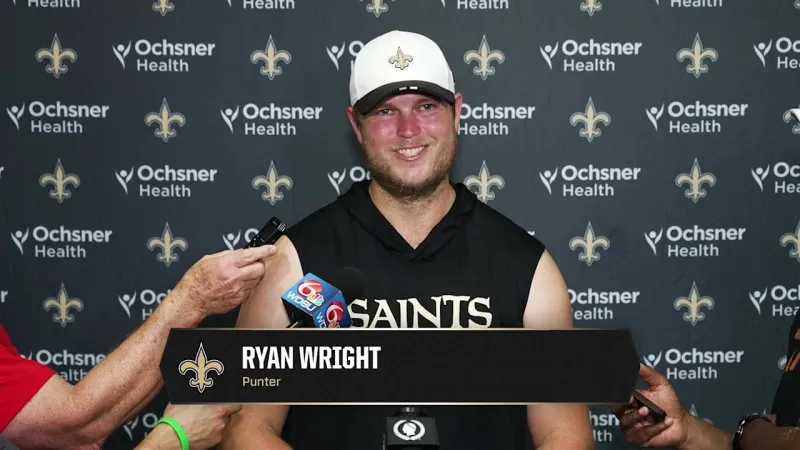 Ryan Wright talks consistency in the punt game | Saints Training Camp 2026