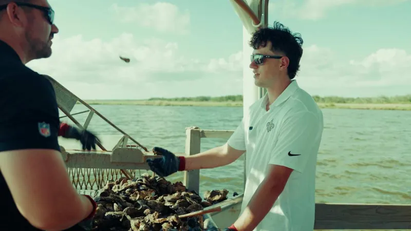 Charlie Smyth harvests oysters | Trips Around the Gulf presented by Toyota