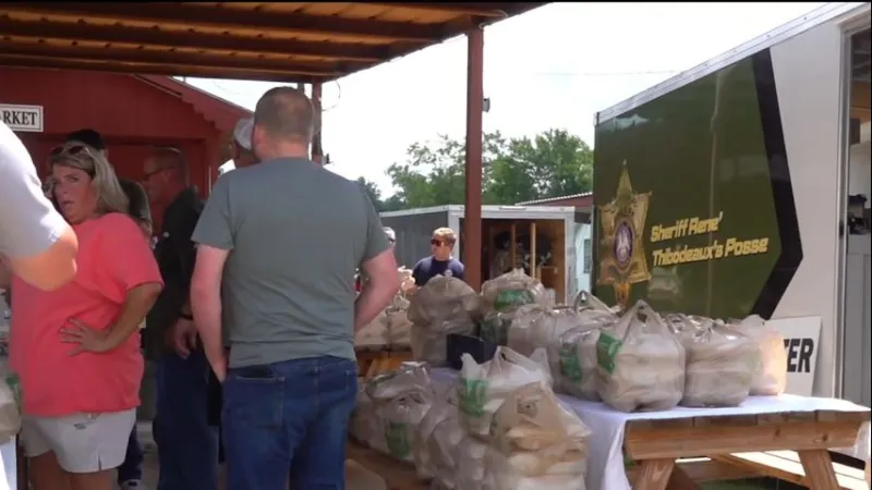 Morganza jambalaya benefit raises money for Pointe Coupee deputy after Tropical Storm Arthur flooding