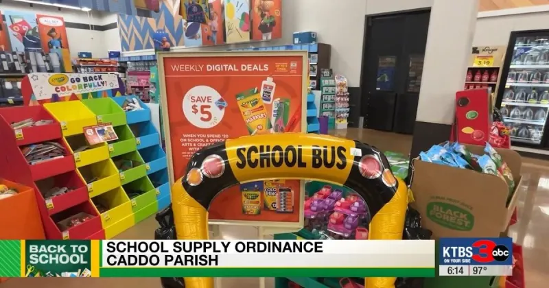 Caddo Parish Commission advances ordinance to fund school supplies for local students