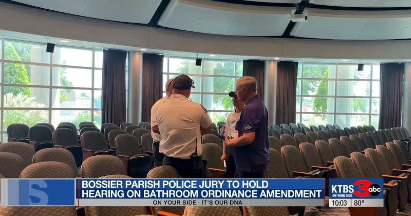 Bossier Parish Police Jury sets hearing on proposed restroom ordinance amendment