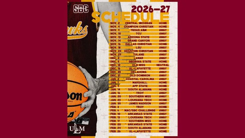 Warhawk Men's Basketball Unveils 2026-27 Schedule