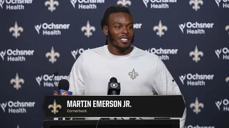 Martin Emerson Jr. on Brandon Staley, playing for Saints | Saints Training Camp 2026