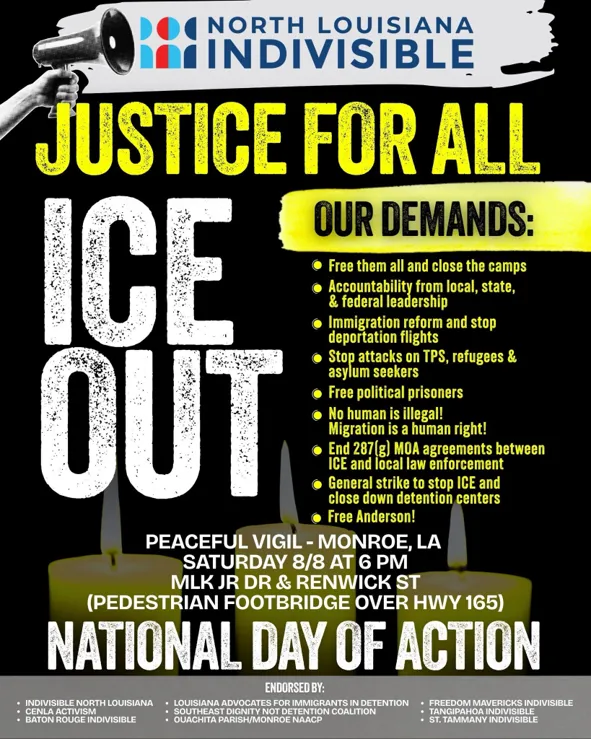 Monroe organizations set National Day of Action in calling for major ICE reforms, including detention center closures
