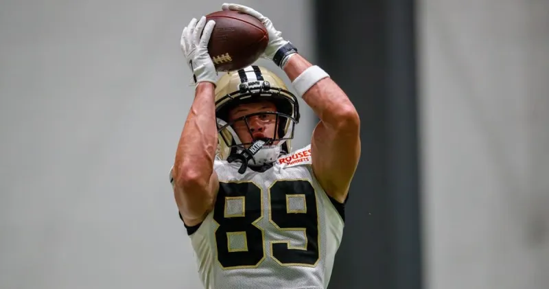 The NFL has suspended Saints WR Brock Rechsteiner for the first 6 games of the 2026 season