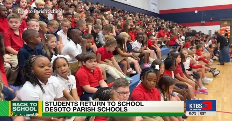 DeSoto Parish students return to class for first day of 2026-2027 school year