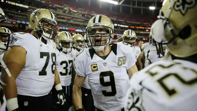 Best of Drew Brees pregame huddles