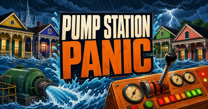'Pump Station Panic' Game Lets You Keep New Orleans Mostly Dry