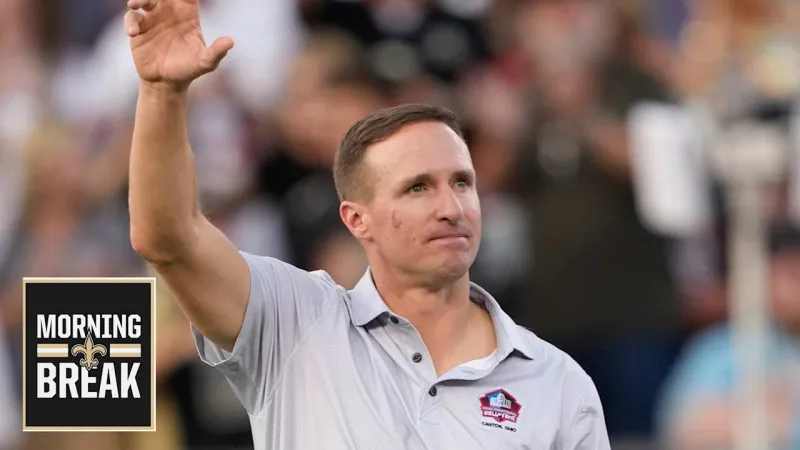 Morning Break: Excitement builds around Drew Brees Hall of Fame induction, Zach Wilson welcomes daughter