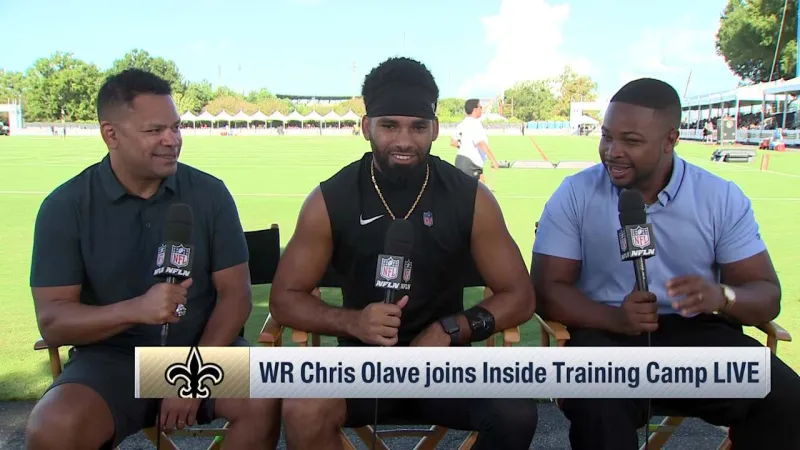 Chris Olave shares goal for 2026 season 'Inside Training Camp Live'