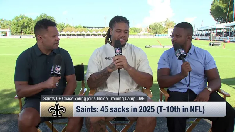 Chase Young details lessons learned from Saints teammate Cameron Jordan | 'Inside Training Camp Live'