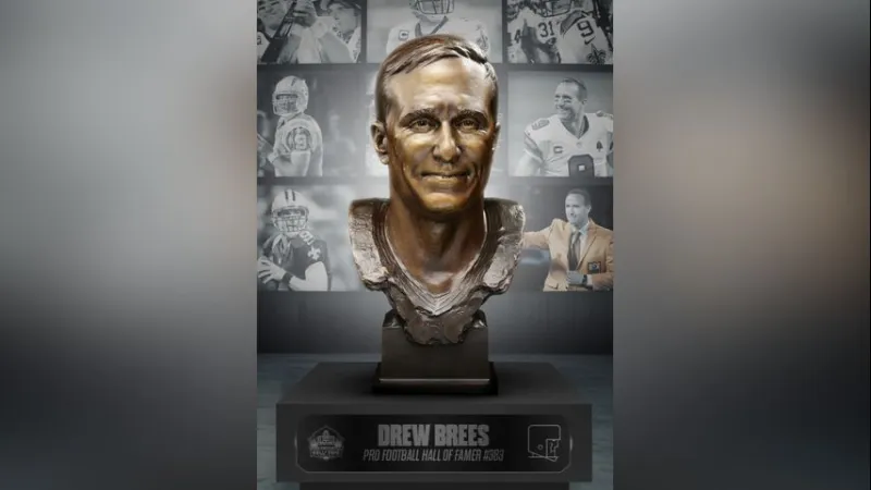 Drew Brees enshrined into Pro Football Hall of Fame