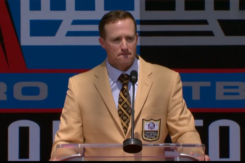 Drew Brees Hall Of Fame Speech