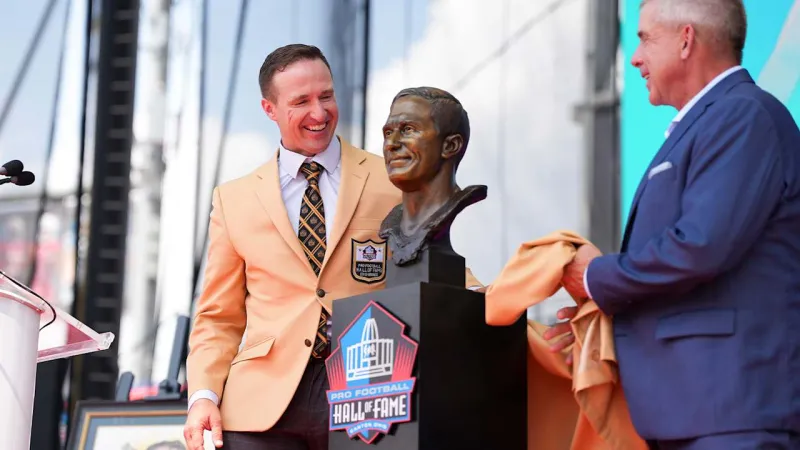 Photos: Drew Brees Hall of Fame Enshrinement | Saints in Canton